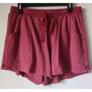 Summersalt Women's The Softest French‎ Terry Lounge Shorts in Terracotta Size L